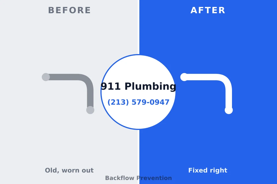 Before and after: plumbing repair Tylertown, MS